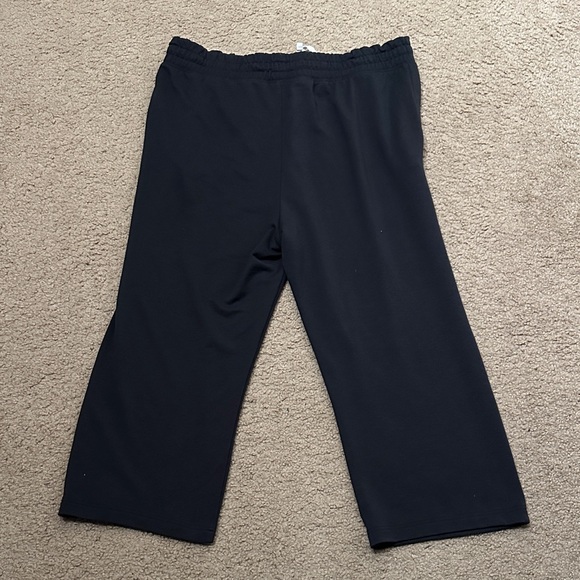 Under Armour Mens Elastic Waist Capri Pants White Drawstring Black Size XL - Picture 2 of 5